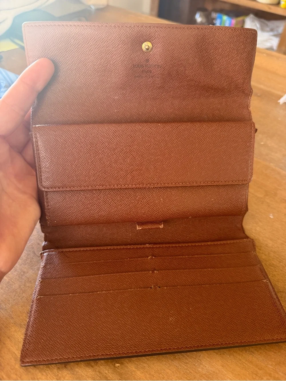 Louis Vuitton Monogram Canvas Folded Key & Card Holder - Brown/Gold